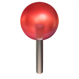 Un emoji pour localiser le lieu du studio d'enregistrement